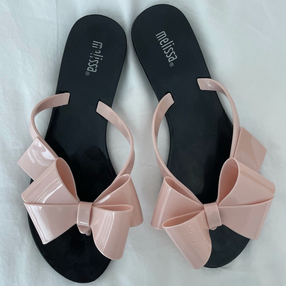 Melissa Bow III Light Pink Flip Flop